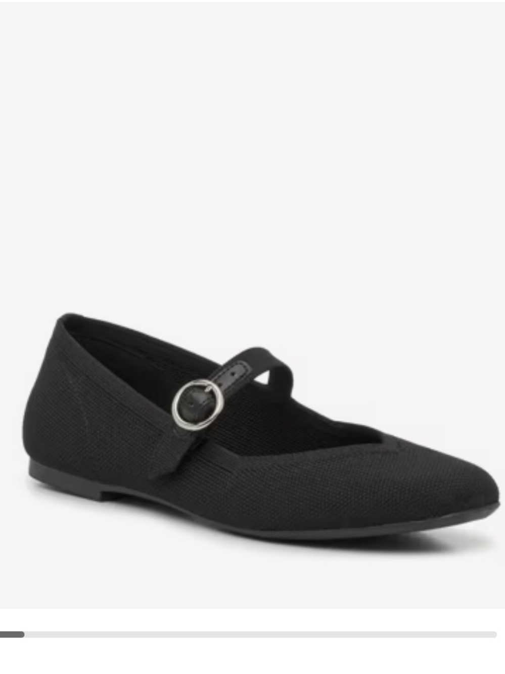 Kelly & Katie Black Tajah Mary Jane Flats